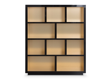 HEGE MEDIA - Open wooden bookcase by DOM Edizioni - view 2